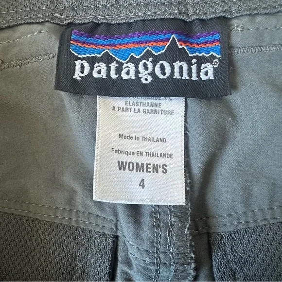 Patagonia Quandary Grey  Hiking Pant Sz 4 - Picture 10 of 13